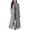 Grey, variant on Women's Shawl Collar Work Double Maxi Long Wool Coat winter clothing for women