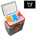 thumbnail image 3 of Ozark Trail 26 QT Ice Chest Cooler Hard Sided Portable Cooler, 32 Can Capacity 25L Grey, 3 of 7