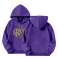 thumbnail image 6 of YunPes Girls Oversized Hoodie Leopard Pumpkin Graphic Sweatshirt Teen Kids Trendy Casual Pullover Top Halloween Party & Spring Fall Daily Wear, 6 of 6