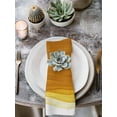 thumbnail image 2 of Ombre Orange Waves Cloth Napkins Set of 8 Reusable Dinner Napkins, Abstract Art Gradient Modern Cocktail Napkin Washable Table Napkins for Wedding/Holiday Party/Baby Shower 20"x20", 2 of 7