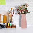 thumbnail image 6 of Niceauty 2Pcs Unique Flower Vase Pink Modern Ceramic Ornament Indoor Decoration, 6 of 8