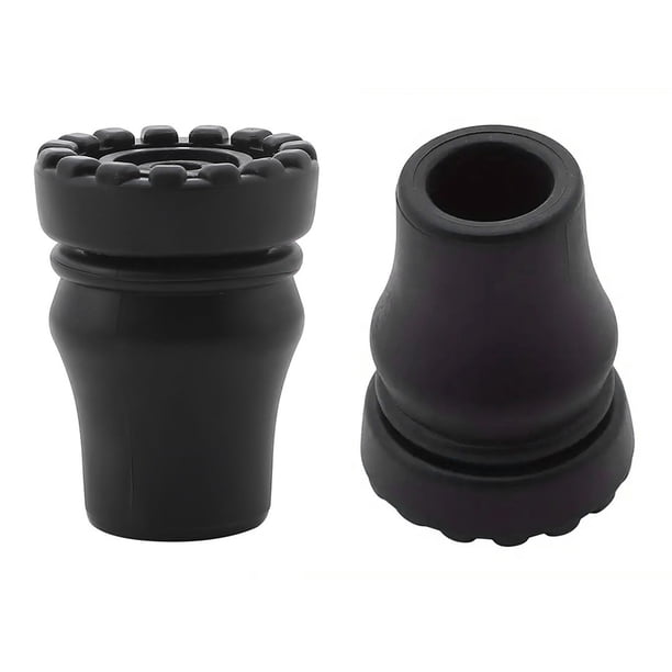 Almohadillas inferiores para bastón para caminar cubierta antideslizante de 16mm para escalada senderismo (16mm) 2 uds.