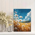 thumbnail image 2 of Qisvanset 12x16 Inch Daisy Field Canvas Wall Art, Golden Meadow Floral Scenery Rustic Nature Inspired Decor, 2 of 8