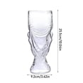thumbnail image 2 of World- Cup Beer Mug Soccer Glass Cup- 800ml Soccer Trophy Shaped Beer Mug/Beer Cups for 2026 World- Cup Game Night, Big Matches, Sports Fans & Celebration for Football Fans Watching Games, 2 of 5