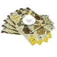 thumbnail image 2 of XMXT 4 Pcs Woven Placemats, Various Butterflies Yellow Print Stain Resistant Anti-Skid Placemat for Kitchen Table, 12 x 18 inches, 2 of 6