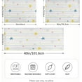 thumbnail image 4 of GZHJMY Colorful Stars Strips Satin Pillowcases for Hair and Skin Soft Like Silk Pillowcase, Satin Cooling Pillow Cases with Envelope Closure, Comfortable and Breathable, 20" x 26" Home Decor, 4 of 7