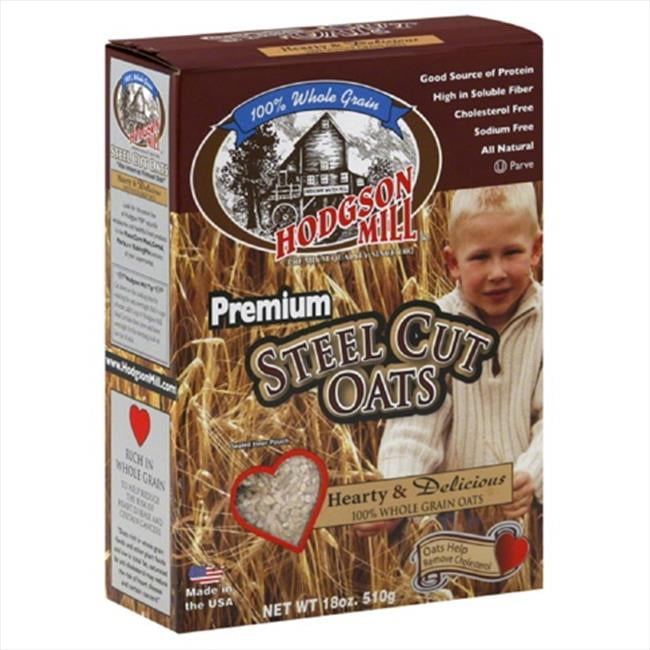 Hodgson Mills Premium Steel Cut Oat - Steel Cut Oats - Case of 6 - 18 oz