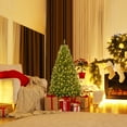 thumbnail image 1 of Gymax 4' Pre-Lit Artificial Christmas Tree Premium Hinged w/ 100 LED Lights & Stand, 1 of 10