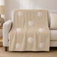 thumbnail image 6 of Ltvvegg Gray Christmas Throw Blanket, Blue Ball Holiday Pattern, Soft Reversible Fleece 40"x28" Winter Blanket for Couch Bed, Cozy Christmas Decor, 6 of 6