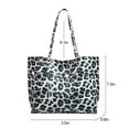thumbnail image 4 of Sexy Dance Tassel Tote Leather Bag for Women, Ladies Large Capacity Fashion Shoulder Handbag Bag Purses Satchel Messenger Bags for Woman Work Shopping - Leopard Pattern, 4 of 4