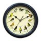thumbnail image 4 of Reloj de pared con pájaro cantor, reloj melódico multiusos, funciona con pilas. Negro 32cm, 4 of 9