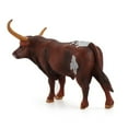 thumbnail image 4 of Flmtop Éducation Cognitive pour Enfants Animal Bétail Longhorn Vache Dessinée à la Main Modèle Jouet, 4 of 8