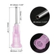 thumbnail image 2 of Uxcell Blunt Tip Dispensing Needle for Liquid Glue Gun, 18G 1/2", 10 Pack (Pink), 2 of 6