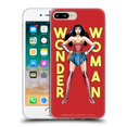 thumbnail image 1 of Head Case Designs Officially Licensed Wonder Woman DC Comics Character Art Stand Soft Gel Case Compatible with Apple iPhone 7 Plus / iPhone 8 Plus, 1 of 7