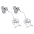 thumbnail image 1 of MasteelfCA 2pcs Universal Trombone Score Clips Music Note Clips for Musicians (Silver), 1 of 7
