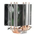 thumbnail image 4 of Ventiladores Del Radiador De CPU, 4 Pipes De Calor Enchufe Y Reproduce Un Ventilador De CPU Amplio Compatibilidad De Rendimiento Estable De 20dB De Alta Durabilidad De Alta, 4 of 7