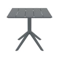thumbnail image 5 of Compamia Paris Square Table 31 inch Dark Gray, 5 of 5