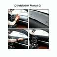 thumbnail image 4 of Dash Mat Cover for 1998-2001 Dodge Ram 1500 2500 3500 Dashboard, Non-Slip Suede Carpet Protector with Precision Vent & Speaker Cutouts, Black Polyester Interior Accessory, 4 of 16