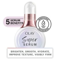 Olay Skin Care Super Serum 5-in-1 Lightweight Face Serum, Trial Size, 0.4 fl oz