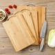 thumbnail image 1 of Tabla de cortar de bambú alpino, tabla de cortar para el hogar, tabla para pegar carne, tabla de cortar de madera maciza, tabla de cortar fruta, suplemento alimenticio, rodillo, 1 of 5