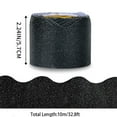 thumbnail image 2 of 2 Rolls Black Bulletin Board Borders,Bexikou Glitter Bulletin Board Trims Classroom Decoration Strips Shine Scalloped Decorative Borders for Classroom Decoration Home Office Chalkboard Wall Decor, 2 of 6