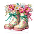 thumbnail image 1 of Wellies Acrílico Likrtyny Forma Especial Diamante, 1 of 9