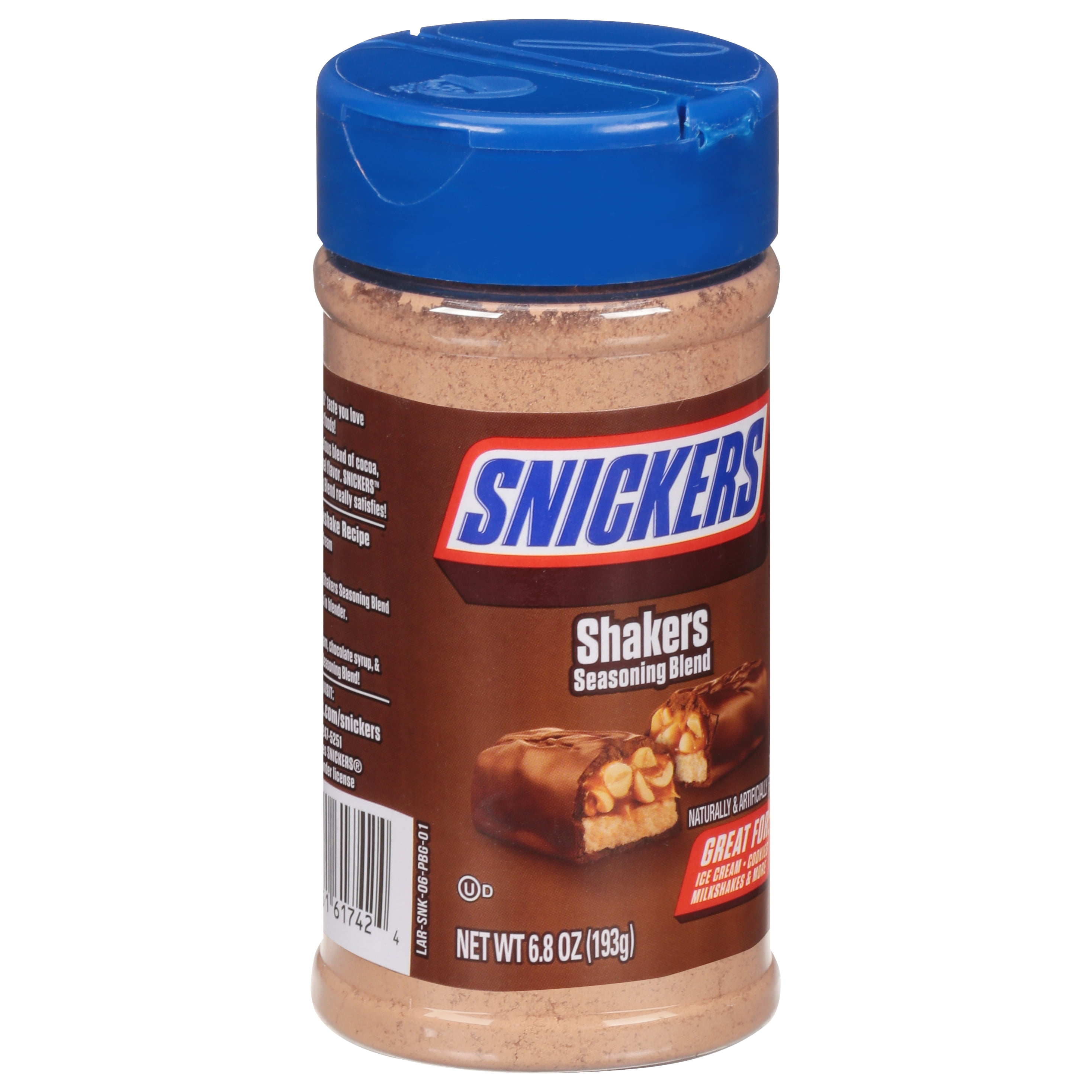 Snickers OR TWIX Shakers Seasoning Blend 6.8 oz or TWIX 3.7 oz