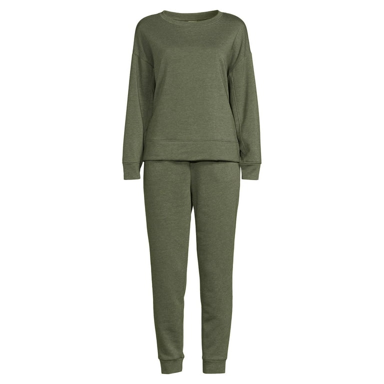 Secret Treasures Women's Plus Size Pajama Set Cotton Sleepwear,