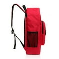 thumbnail image 4 of K-Cliffs Unisex Classic Large 18.5" School Backpack, Polyester, Red, 4 of 5