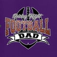 thumbnail image 2 of Wild Bobby, Friday Night Football Dad, Sports, Unisex Graphic Hoodie Sweatshirt, Purple, XX-Large, 2 of 4