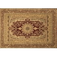 thumbnail image 1 of Ahgly Company Indoor Rectangle Medallion Brown Traditional Area Rugs, 2' x 3', 1 of 4