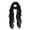 Black, variant on Premium Soft Large Peace Sign Design Scarf Wrap