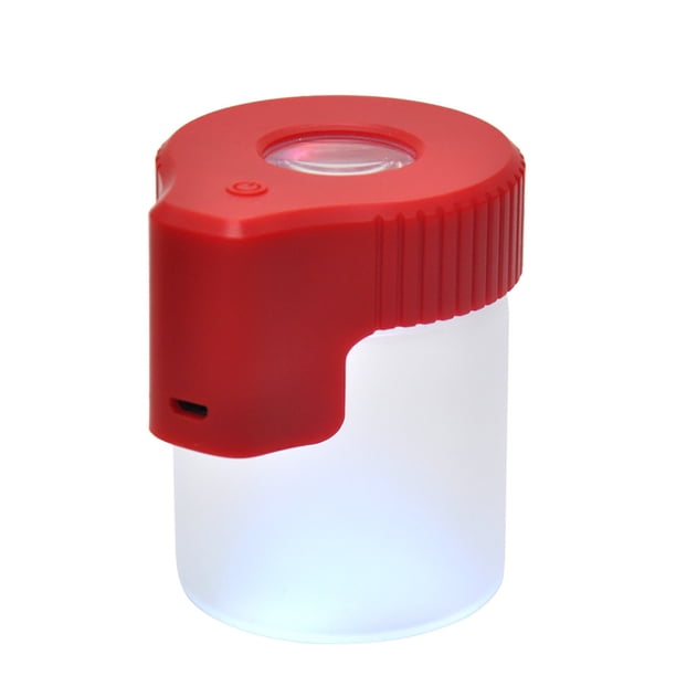 Recipiente de Plástico y Vidrio Ganfancp con Cierre Led 155Ml Tarro Caja de almacenamiento