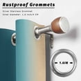 thumbnail image 2 of Outdoor Curtains for Patio Waterproof, Turquoise Yellow Ombre Outdoor Privacy Panels Grommet, Farmhouse Modern Gradient Art Blackout Outside Curtains for Porch/Cabana 54"x108", 2 Panels, 2 of 8