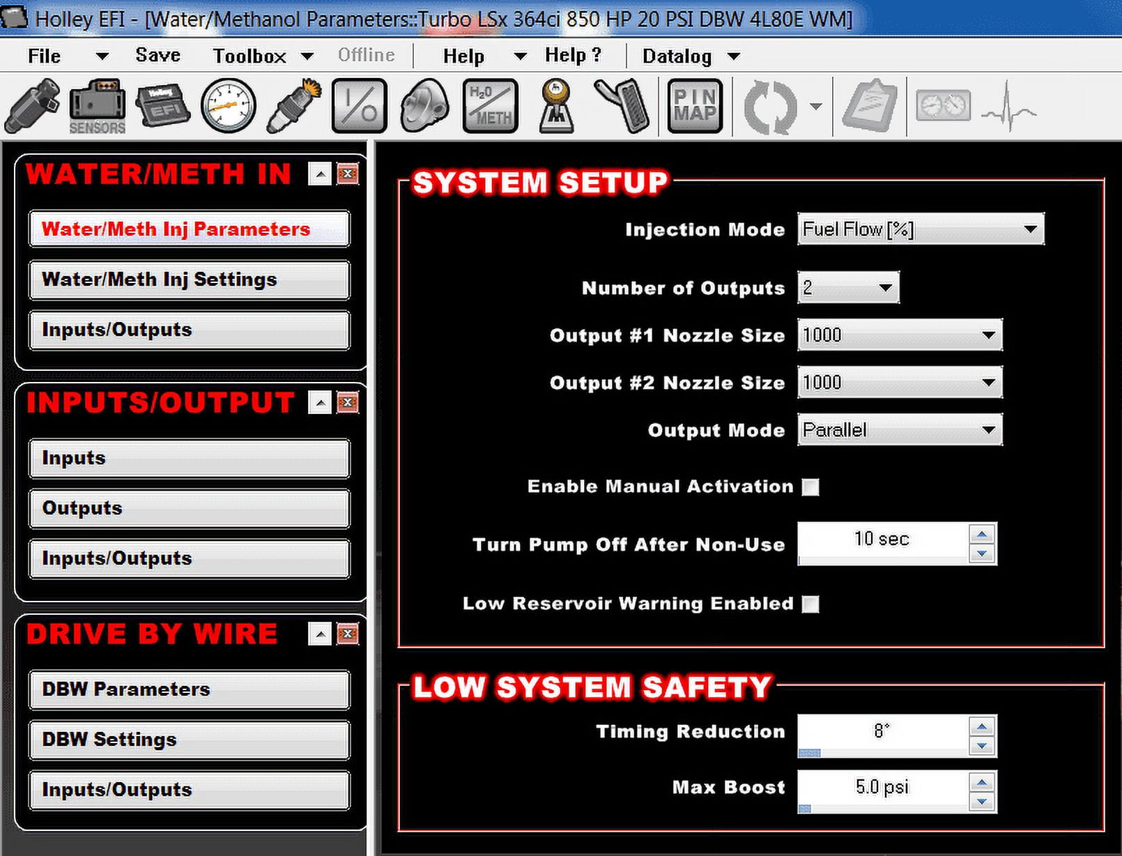 Holley EFI 550-658 Dominator EFI Kit - LS2 Main Harness with Trans Control and EV1 Injector Harness