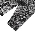 thumbnail image 5 of AZoiNM Men's Print Long Sleeve Shirt Stretch Polyester Regular Fit All Season, 5 of 9