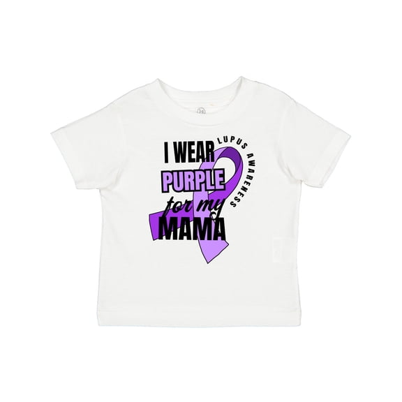 Inktastic I Wear Purple for My Mama Lupus Awareness Boys or Girls Toddler T-Shirt