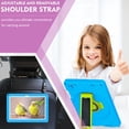 thumbnail image 5 of Allytechgroup Kids Case for Samsung Galaxy Tab A9+/A9 Plus 11” 2024, Heavy Duty Shockproof Rugged Case with Shoulder Strap Kickstand Hand Strap for Samsung A9 Plus Tablet Case, Blue, 5 of 8