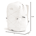 thumbnail image 5 of THE NORTH FACE Women's Every Day Jester Laptop Backpack, Gardenia White/Burnt Coral Metallic, One Size, 5 of 6
