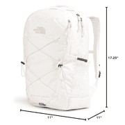 THE NORTH FACE Women's Every Day Jester Laptop Backpack, Gardenia White/Burnt Coral Metallic, One Size