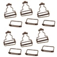 thumbnail image 2 of Barra Deslizante de Metal Tri-deslizantes Hebillas Deslizador 32 Mm 38 Mm Ajustador de Correa, Color Bronce , Paquete de 12 Baoblaze Ajuste la hebilla de triple deslizamiento, 2 of 8