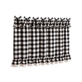 thumbnail image 2 of Oven Skirt Curtain with Tie Top, Farmhouse Decorative Stove Door Panel Curtain, Rustic Kitchen Decor for Country Home Kitchen Decoration, 2 of 6