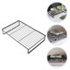 thumbnail image 5 of Estante de almacenamiento de cocina de metal, organizador multifuncional de encimera para cocina de inducción, suministros de cocina, soporte de hierro negro para uso doméstico, 5 of 7