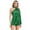 Green, variant on YONGHS Women's Sequin Romper Sparkly One Piece Halter One Shoulder Jumpsuit Disco Party Outfit Silver XL