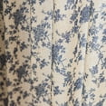 thumbnail image 5 of Seasonwood Vintage Rose Curtains for Dining Room Living Room, Semi-Blackout Linen Rod Pocket Curtains,Beige,52" x 72", 5 of 7