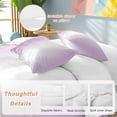 thumbnail image 3 of Light Purple Ombre Bedding 3 Piece Duvet Cover Set Queen Size, Modern Gradient Abstract Art Soft Microfiber Comforter Cover with Zipper Closure & Pillowcases, Wrinkle & FadeResistant Quilt Cover, 3 of 9