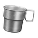 thumbnail image 5 of Vasos de acero inoxidable de 300 ml para camping, apilables para bebidas frías y calientes. Como se muestra, 5 of 9