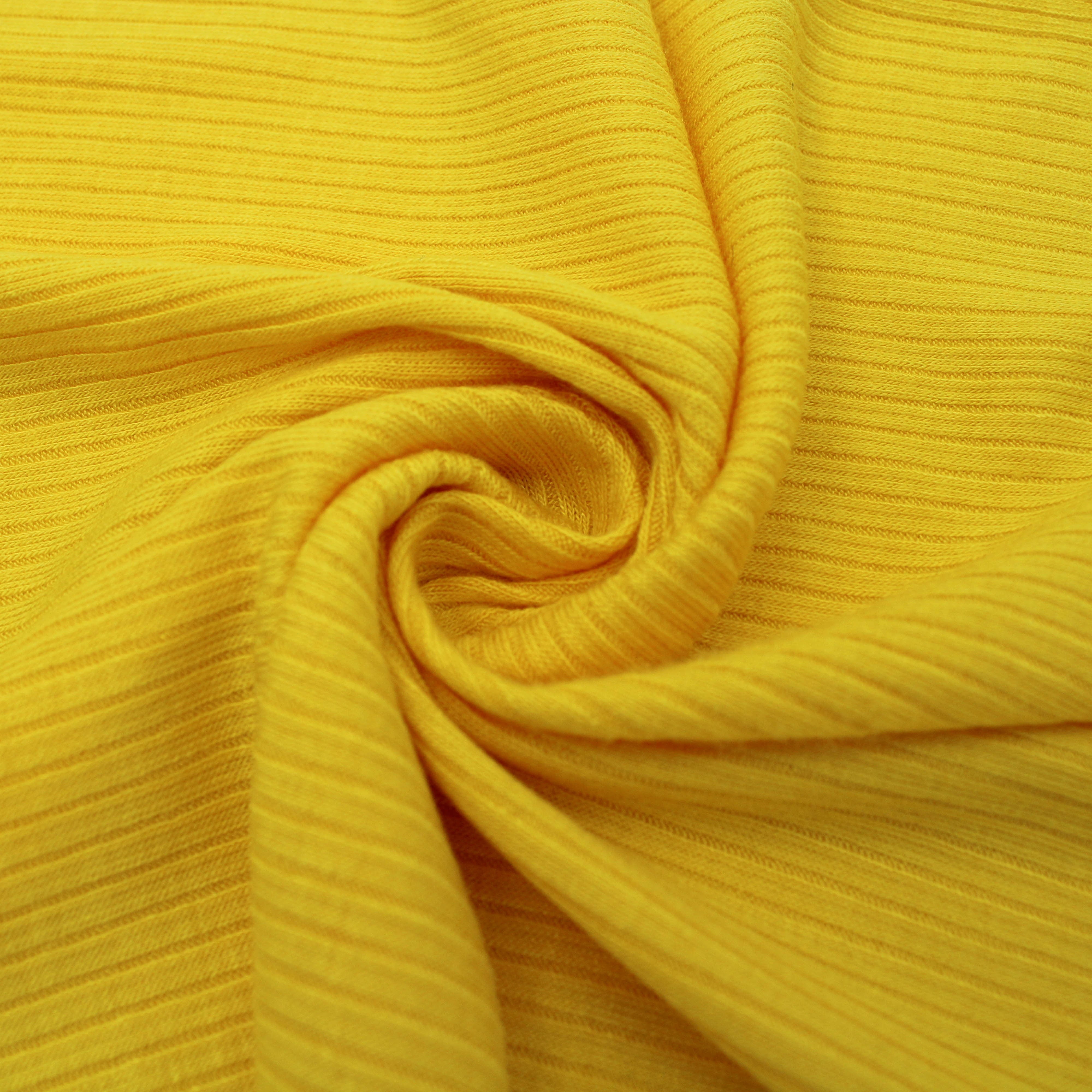 FREE SHIPPING!!! Yellow 4x2 Thermal Ribbed 95% Polyester 5% Spandex ...