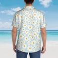 thumbnail image 6 of Goofa Daisies Flowers Hawaiian Shirt for Men, Unisex Summer Beach Casual Short Sleeve Button Down Shirts,Aloha Tropical Floral print shirt-Small, 6 of 9