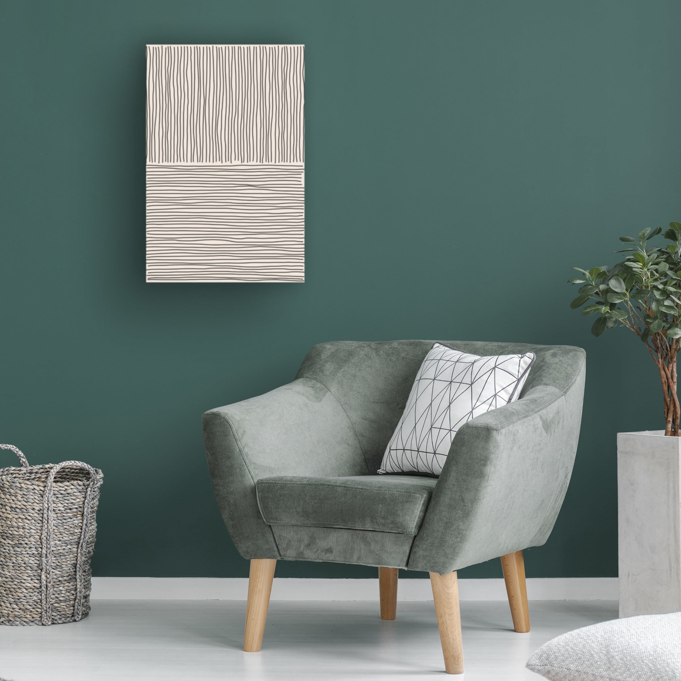 Trademark Fine Art jay stanley Minimal Line Vibes 7 Canvas Wall Art